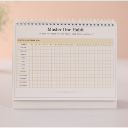 SCONY.G 2026 MINIMALIST DESKTOP PLANNER CALENDAR - 24x18cm